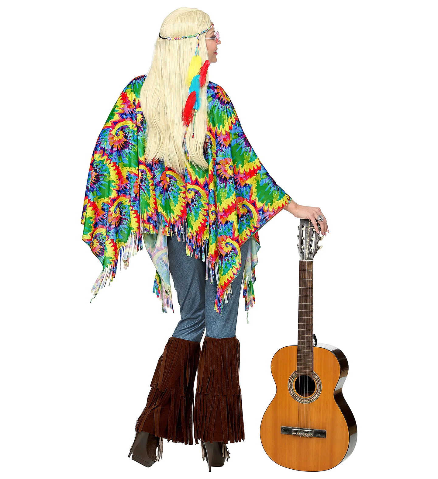 Hippie poncho psychedelisch - Image 2