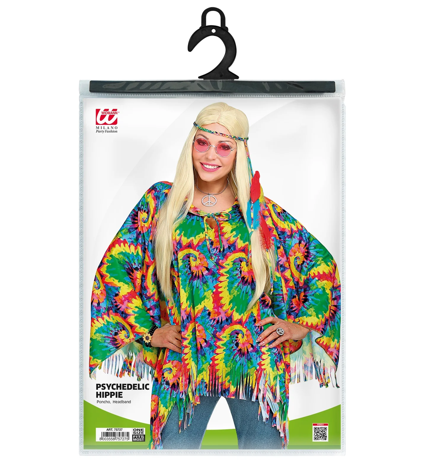 Hippie poncho psychedelisch - Image 5