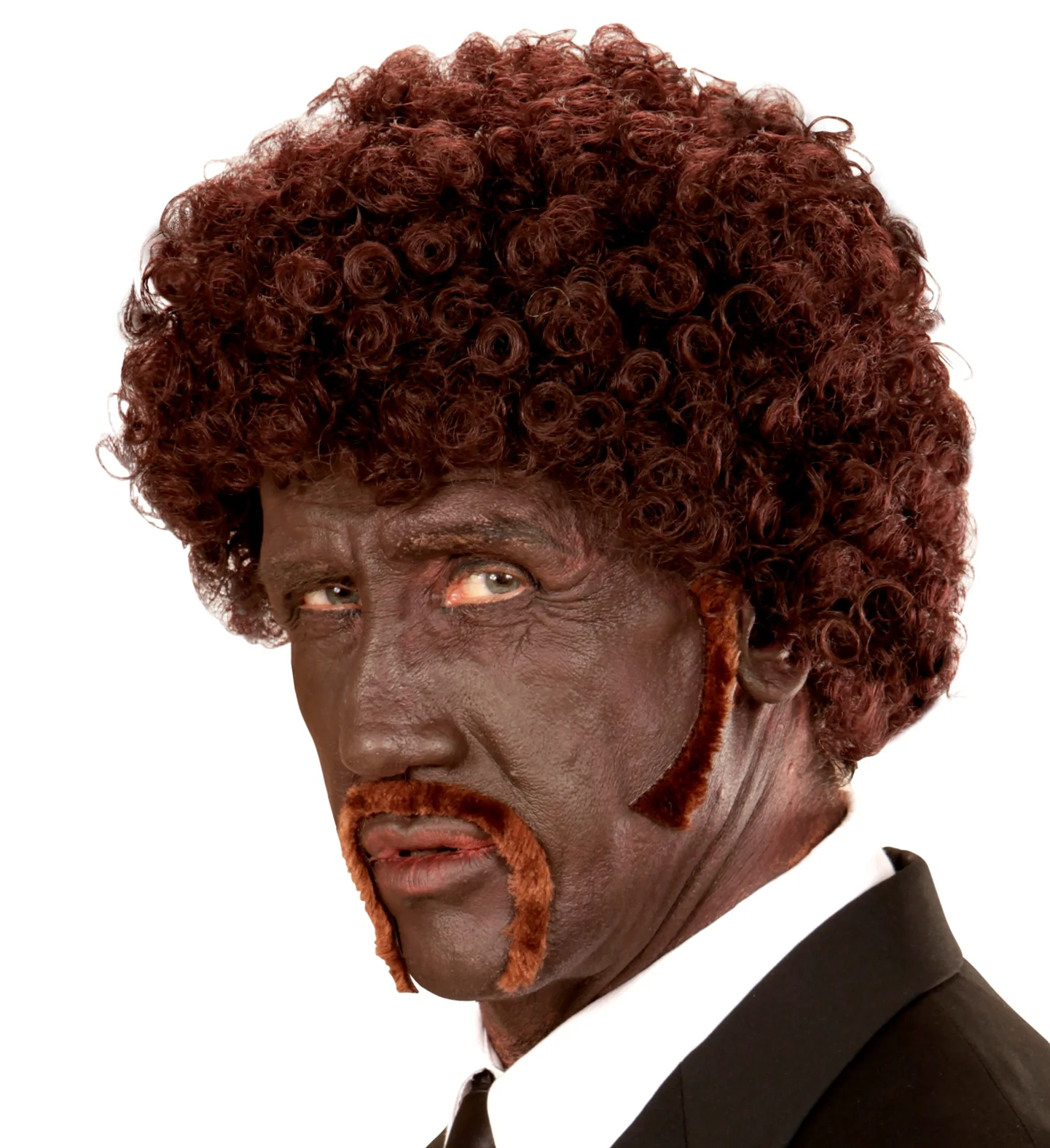 Pulp fiction pruik bruin - Image 3