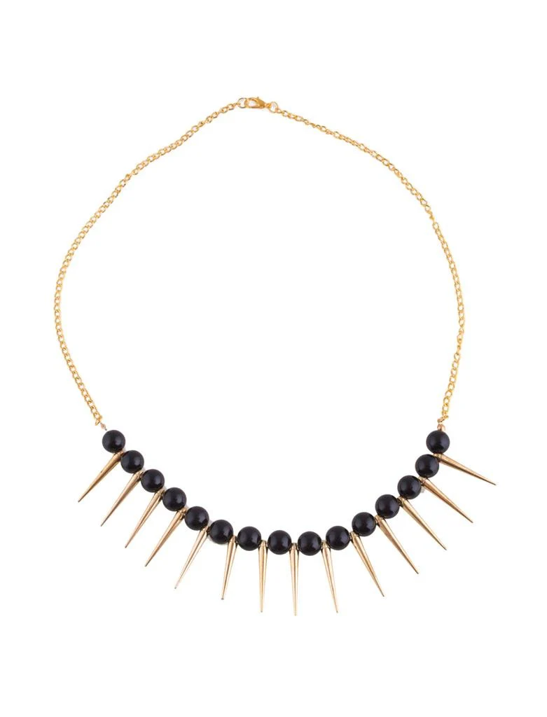 Punk halsketting met spikes