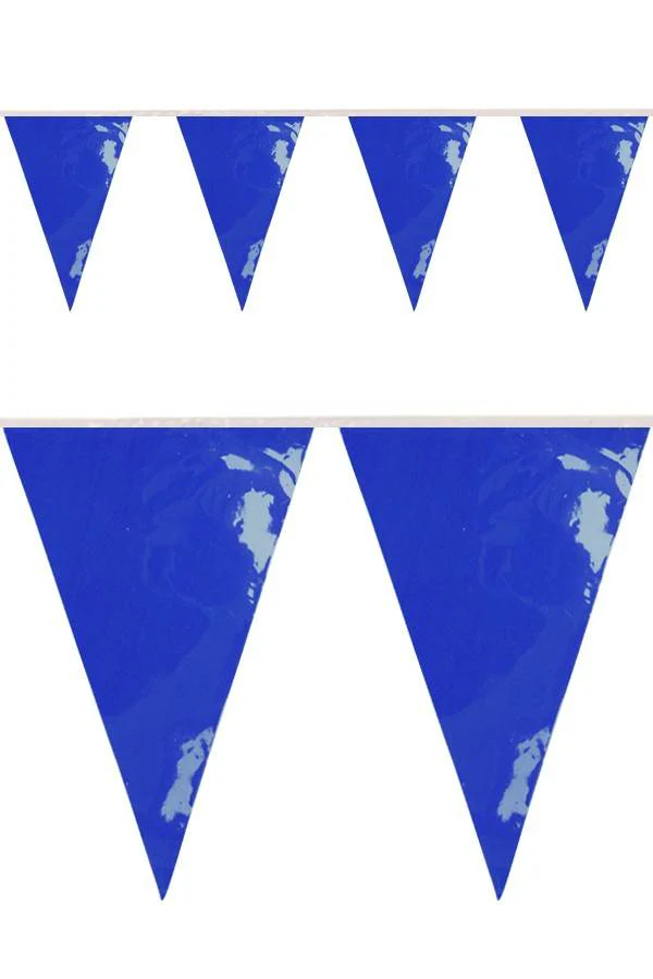 PVC vlaggenlijn blauw 10 meter