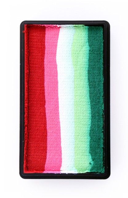 Splitcake rood-roze-wit-lime-groen 28gram