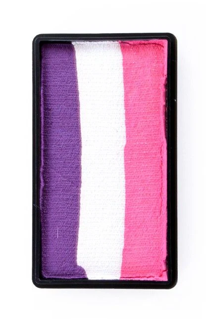 Splitcake paars-wit-roze 28gram