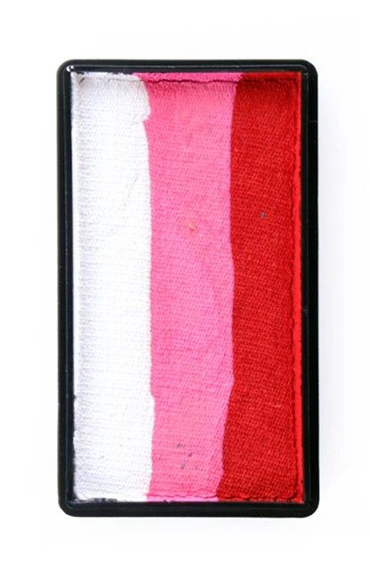 Splitcake rood-roze-wit 28gram