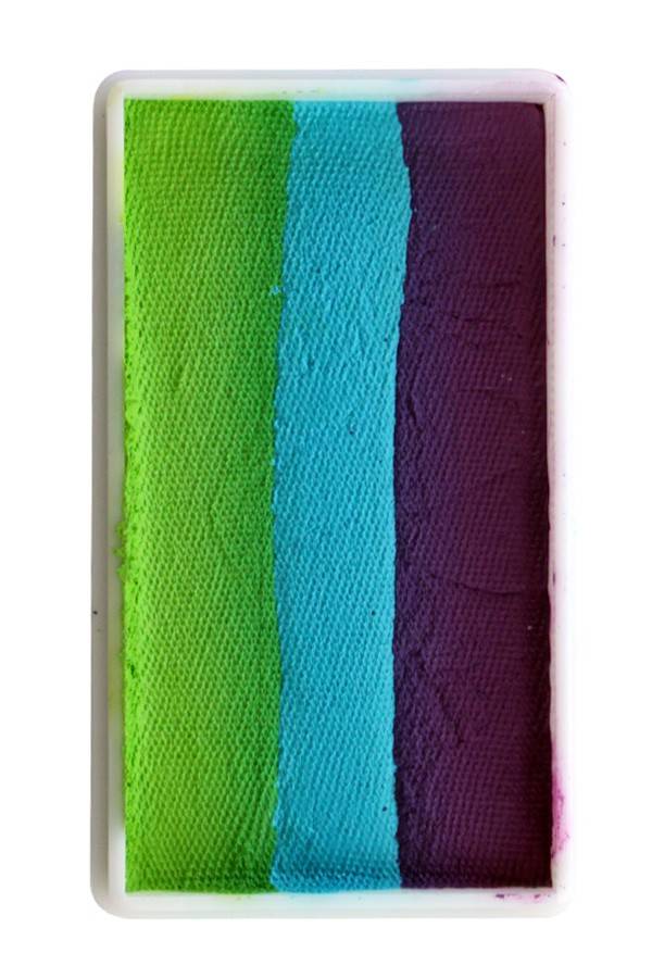 Splitcake donker paars-blauw-groen 28gram