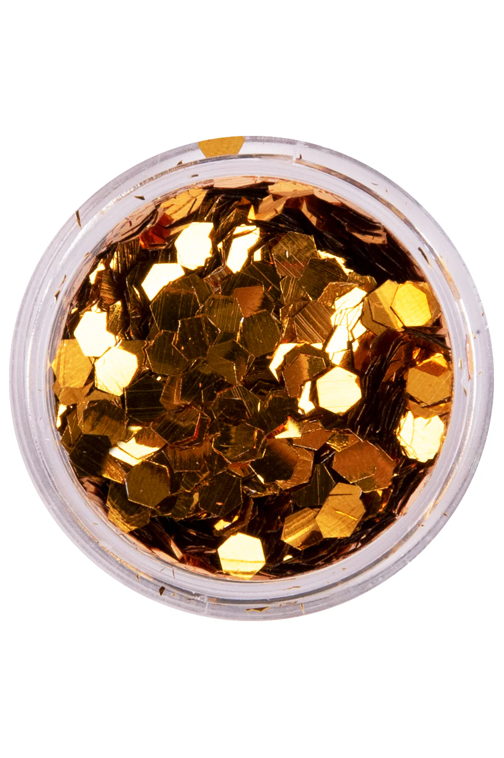 PXP biologisch afbreekbare chunky glitter Deep Gold 2,5 gram