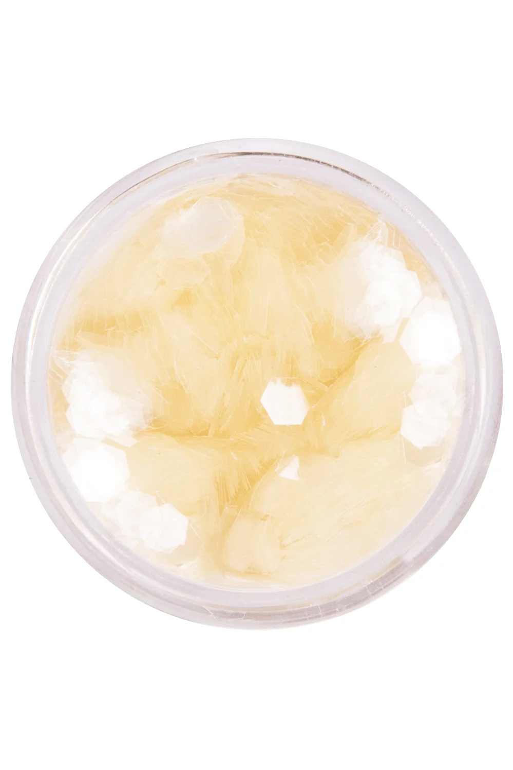 PXP biologisch afbreekbare chunky glitter Parelwit 2,5 gram