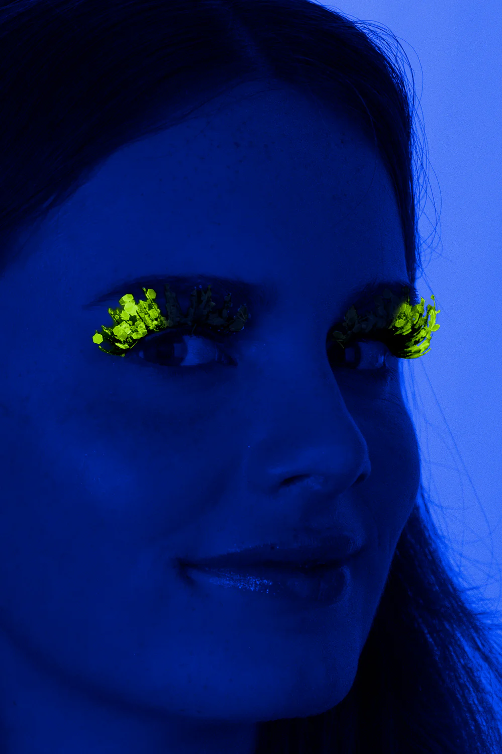PXP fluorescerende glitter wimpers Groen - Image 2