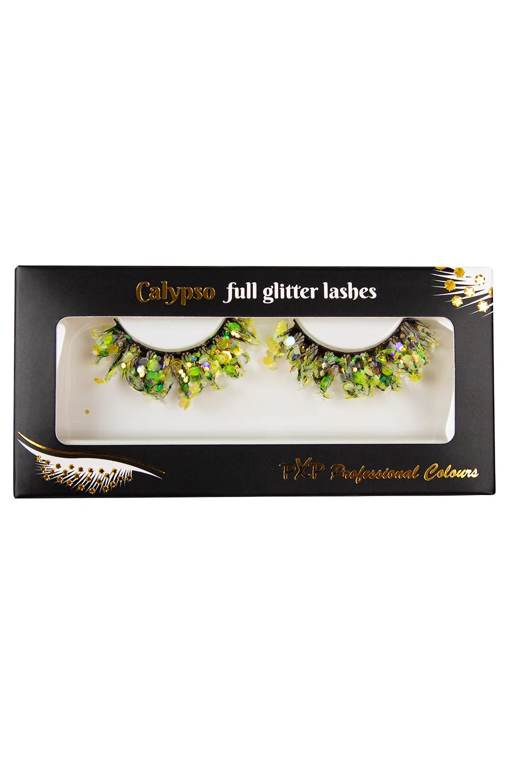 PXP lichtgevend glitter wimpers limoen - Image 3