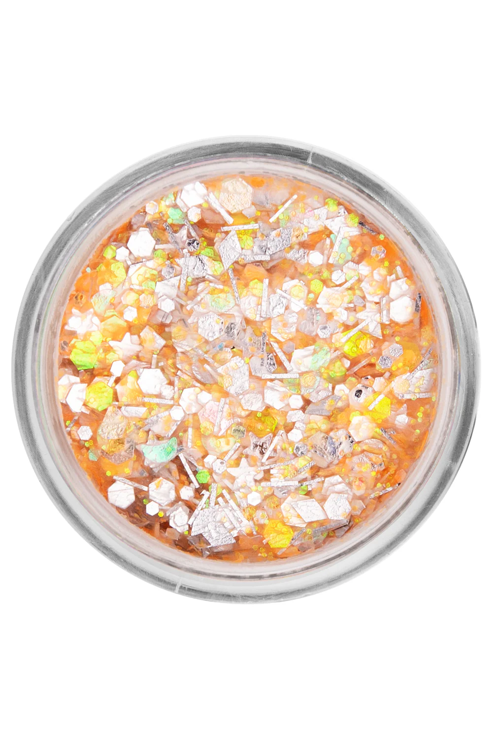 PXP Pressed chunky glitter creme oranje snoepjes 10 ml