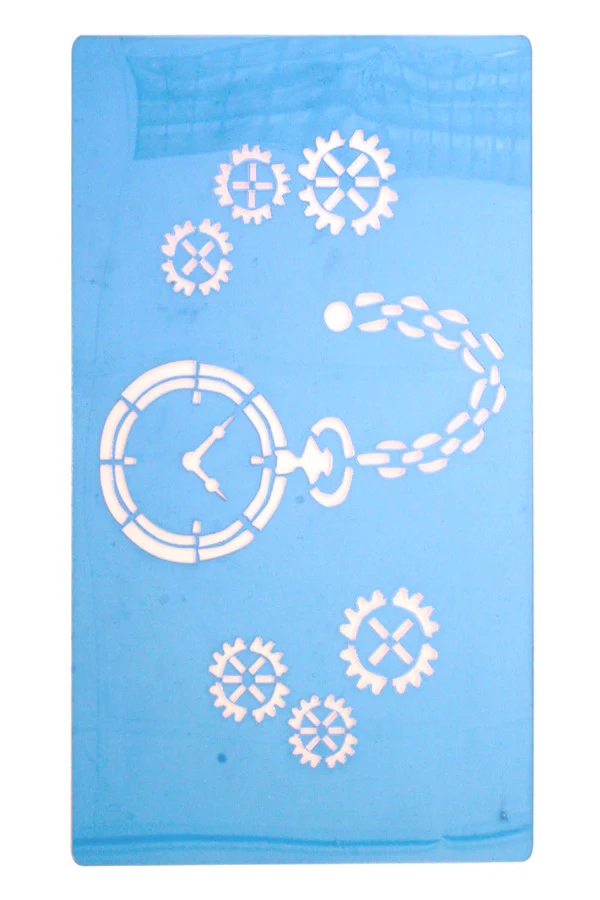 PXP Schmink sjabloon Steampunk klok