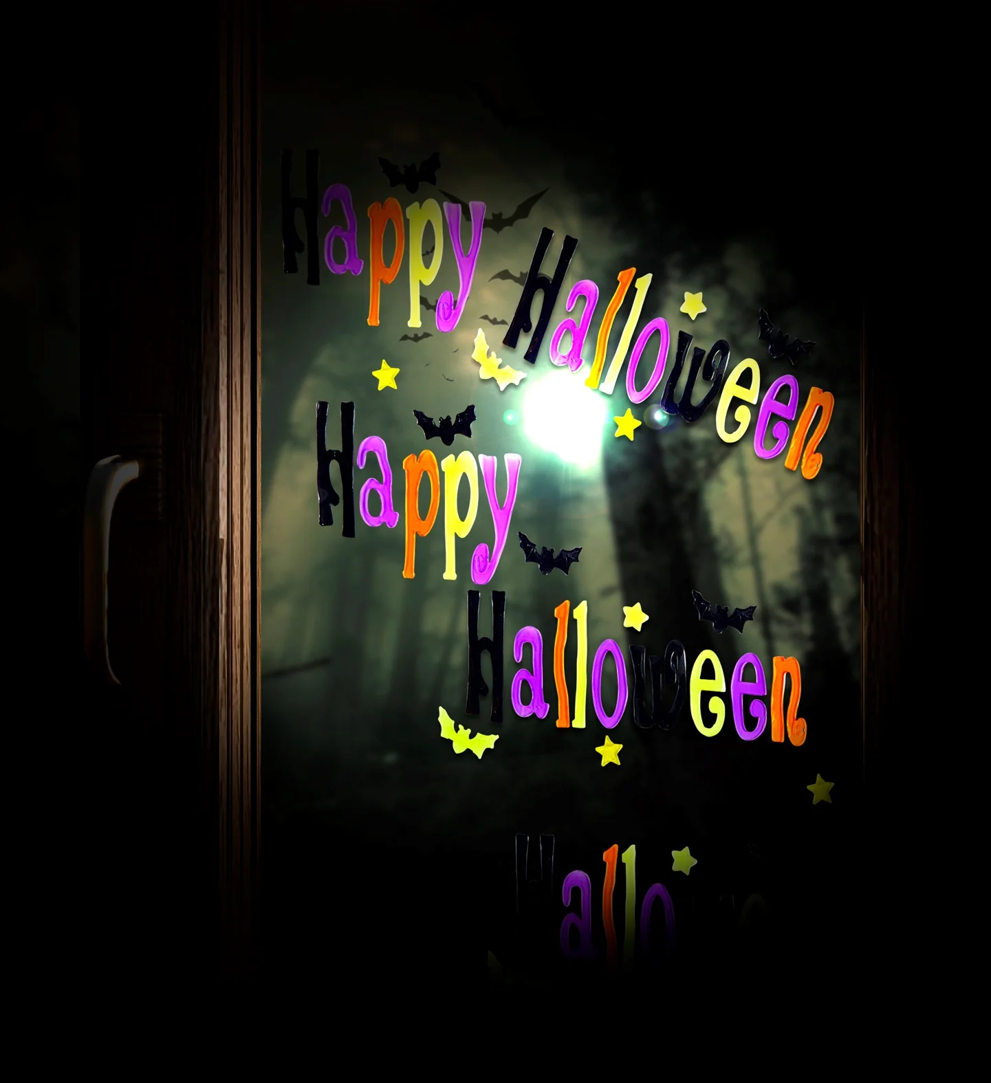 Raamsticker happy Halloween - Image 3