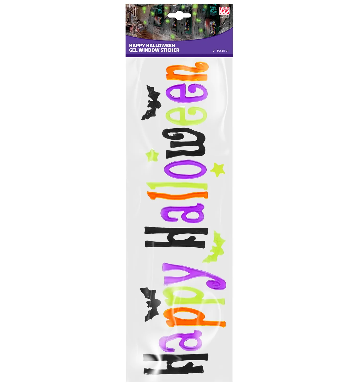 Raamsticker happy Halloween - Image 4