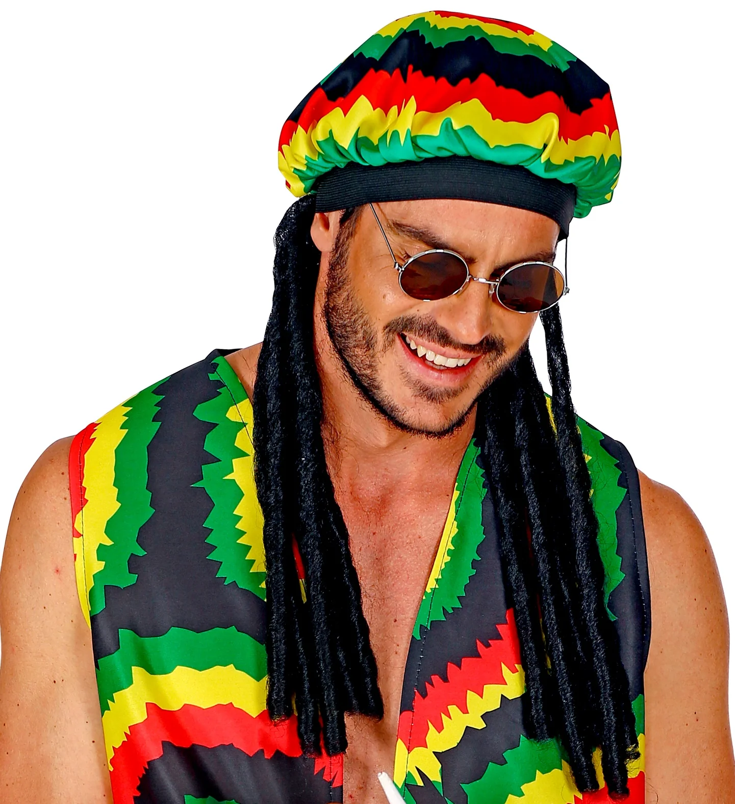Rasta muts met dreadlocks - Image 2