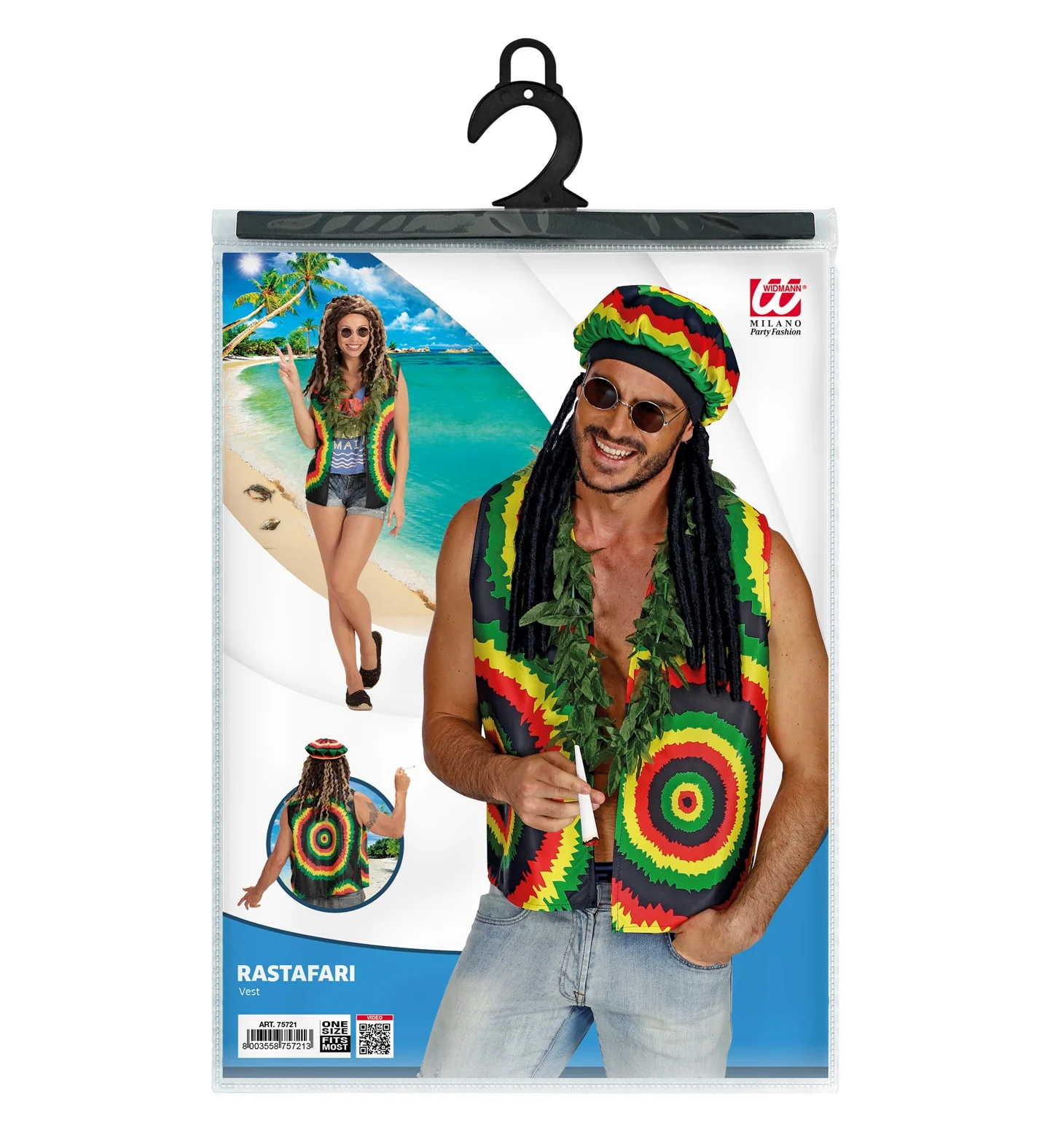 Rasta vest  voor Jamaica party - Image 6