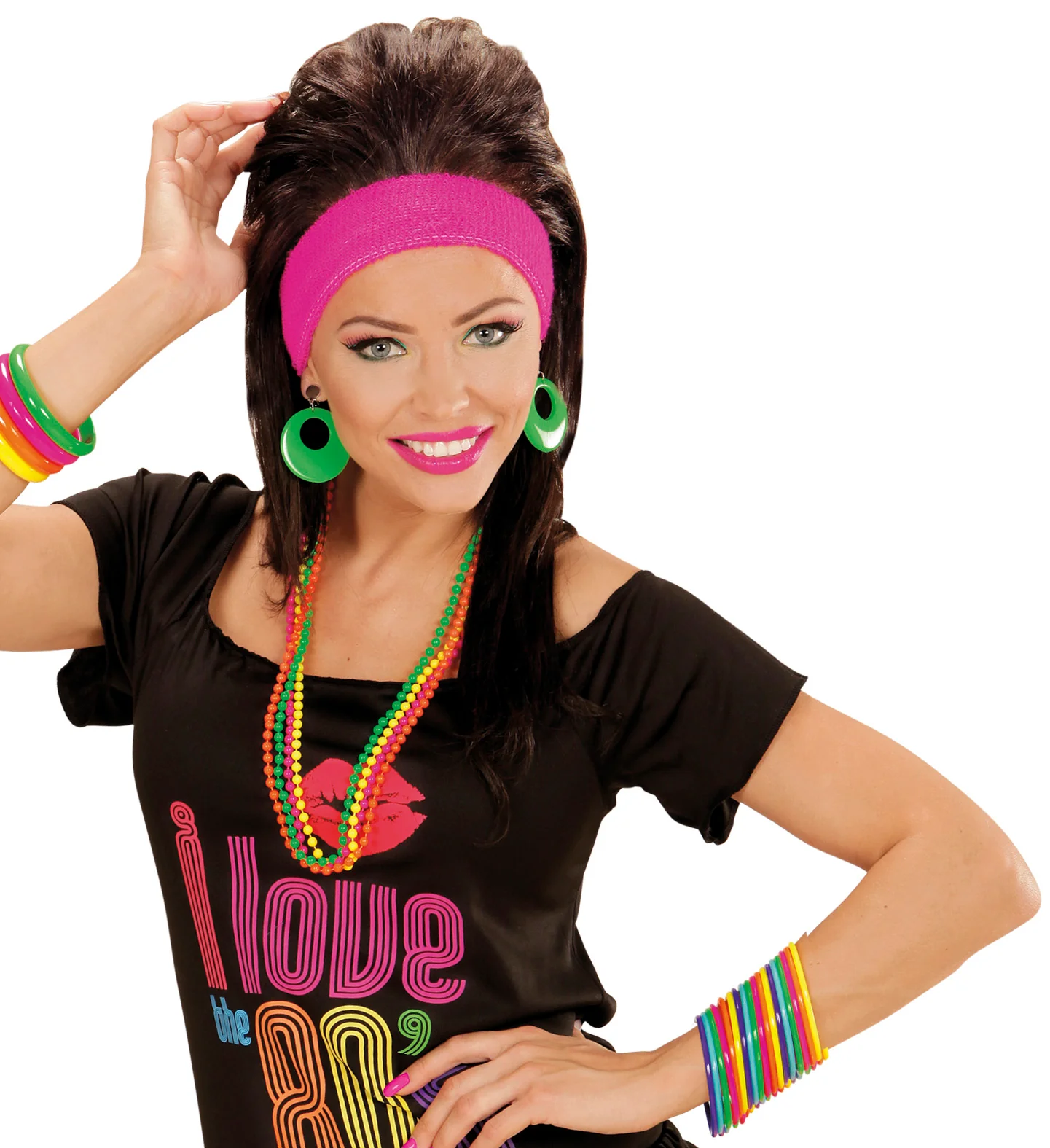 Gekleurde armbanden neon disco - Image 4