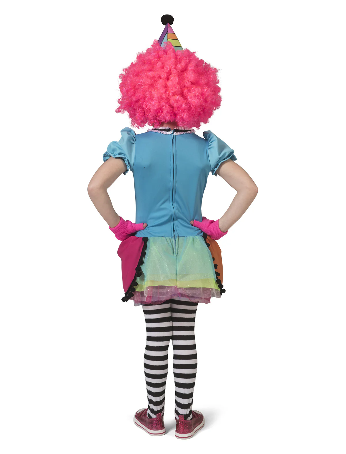 Regenboog clownspakje Mila meiden - Image 3