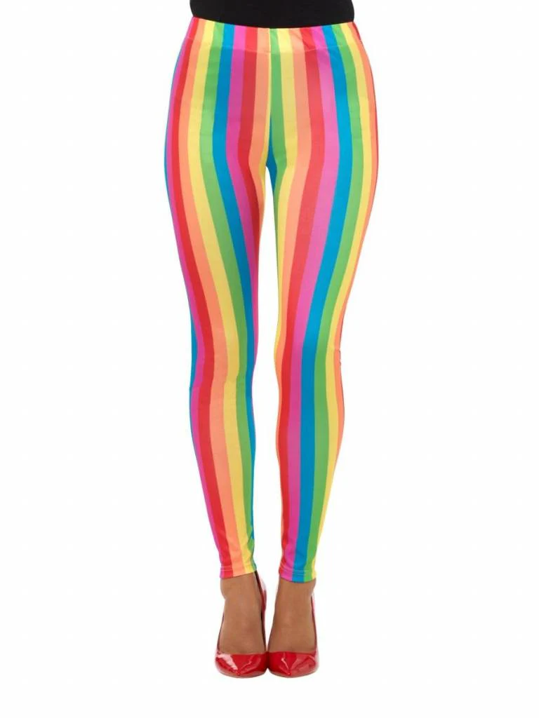 Regenboog clown legging