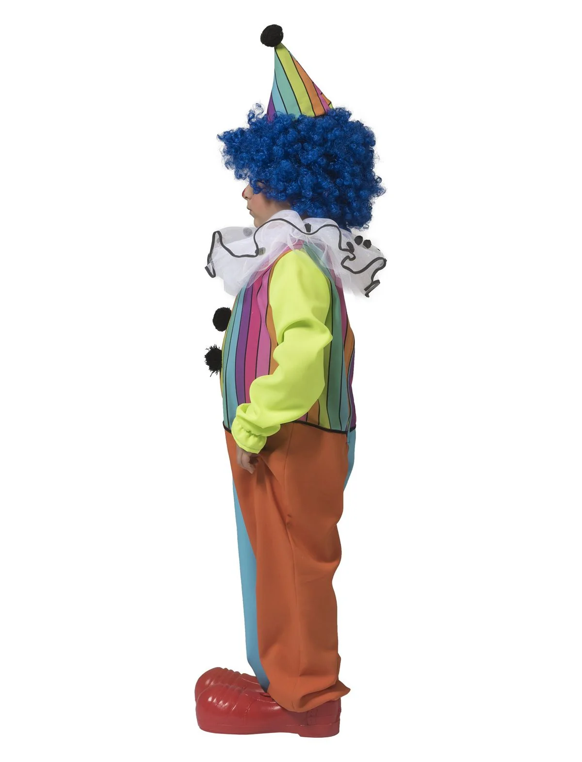 Regenboog clown pak kinderen unisex - Image 2