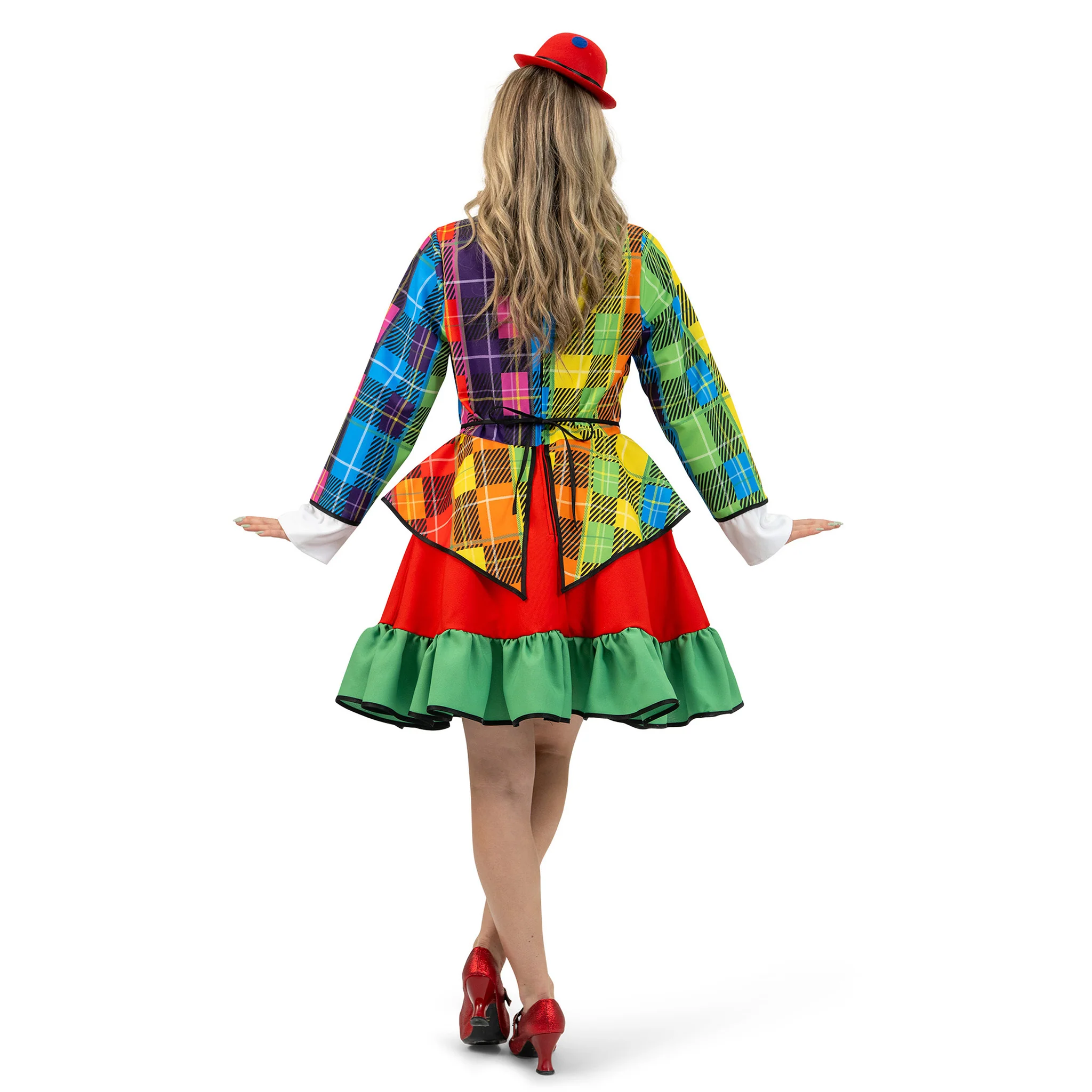 Regenboog Clownsjurk dames Rose - Image 5