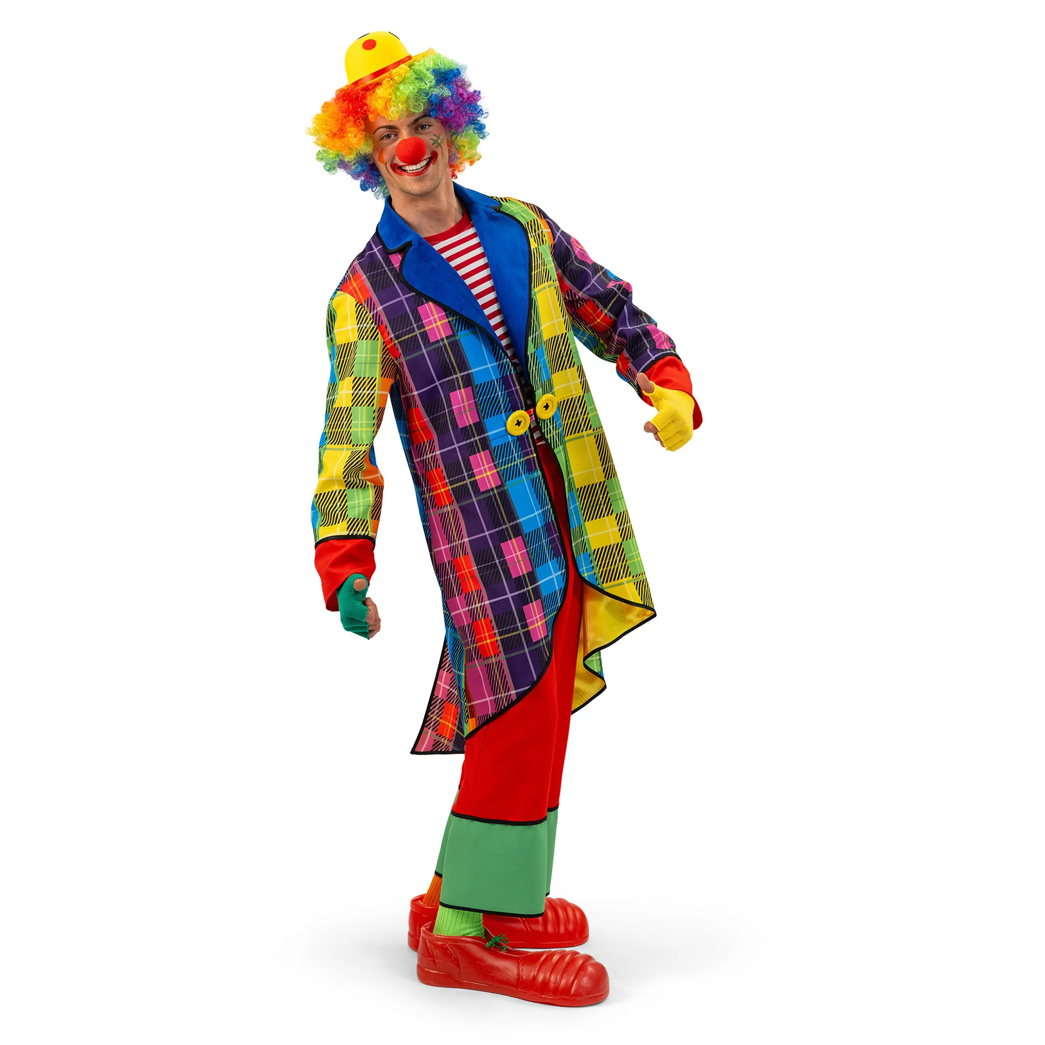 Regenboog Clownspak heren Rik - Image 5