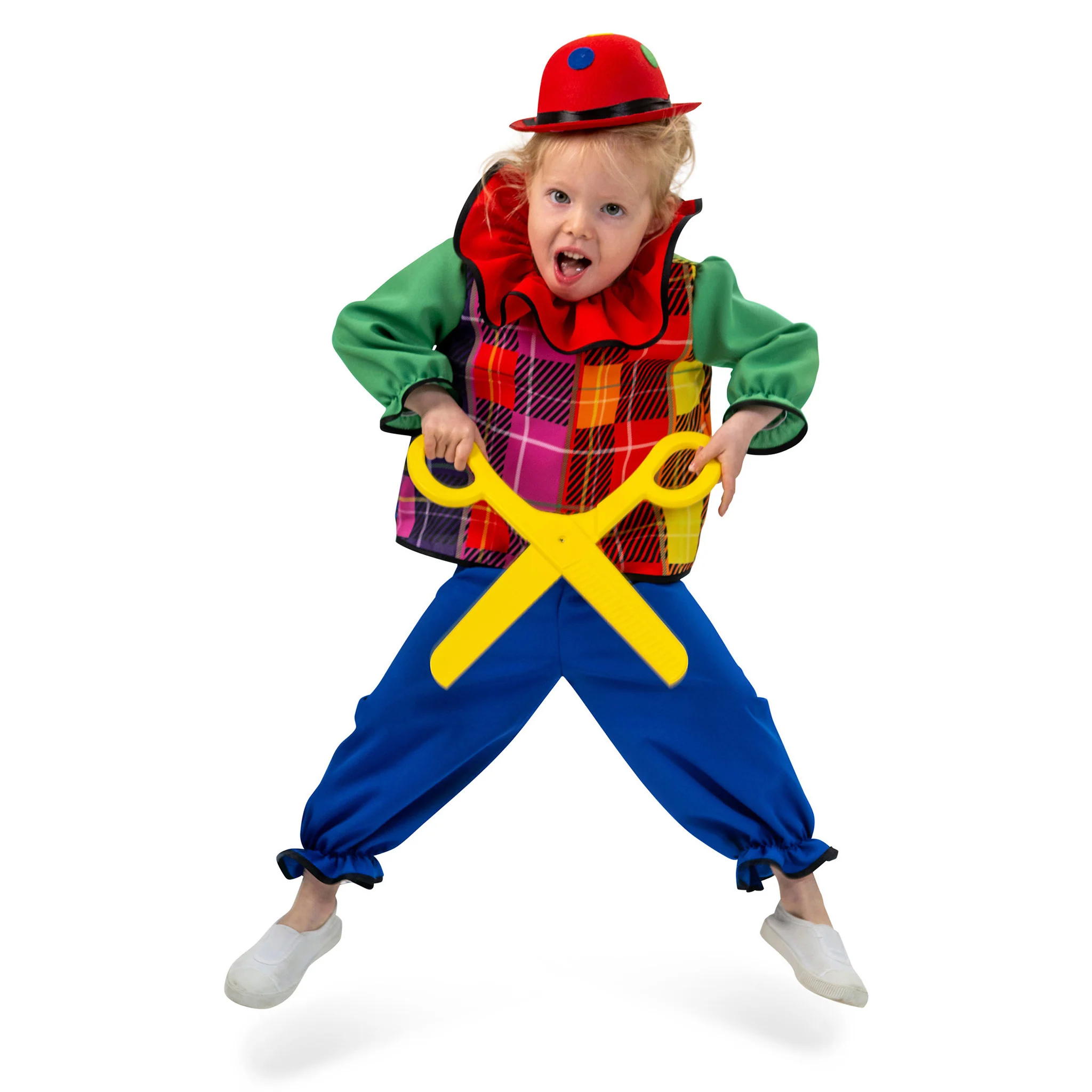 Regenboog clownspak kind - Image 3