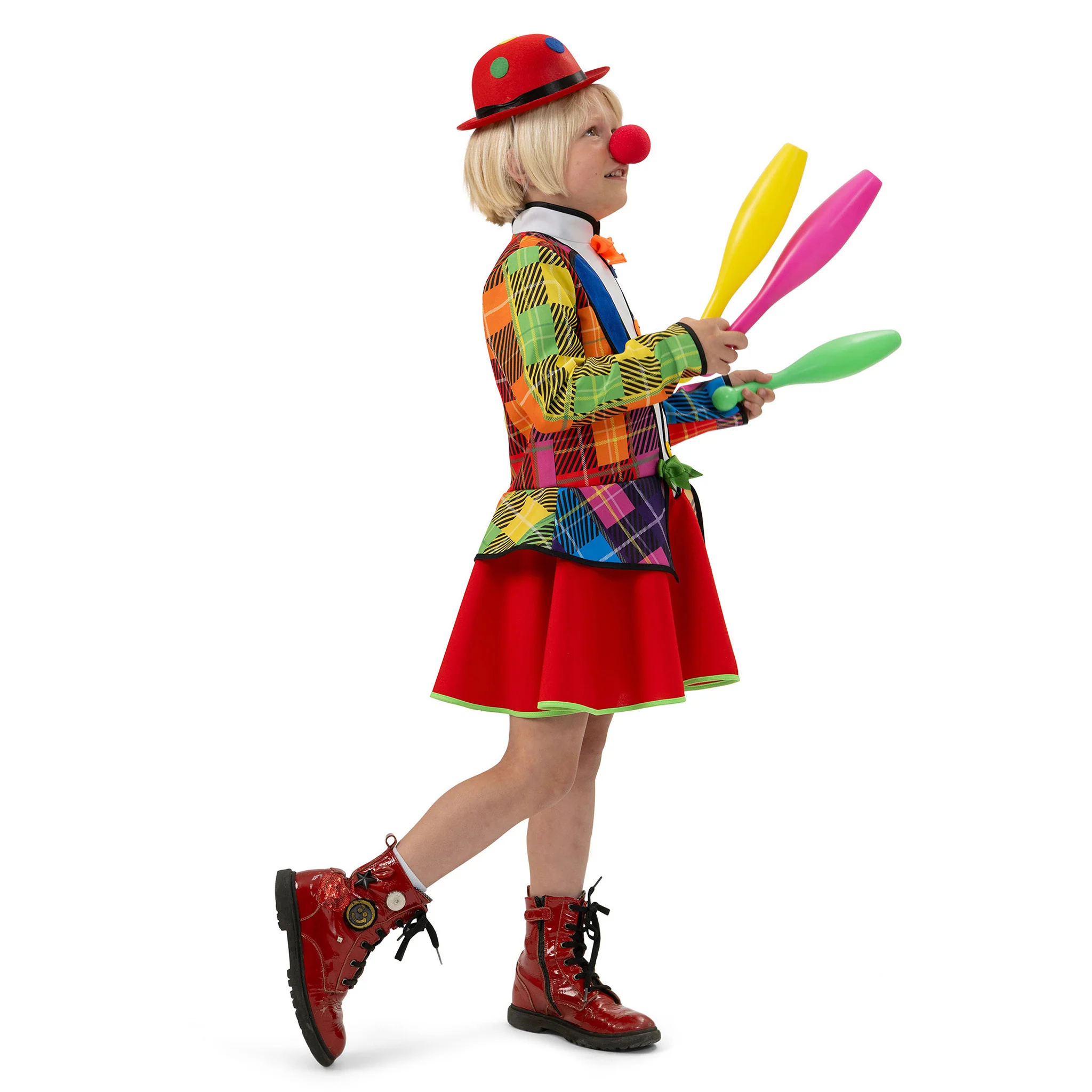 Regenboog jurk kind clown Rihanna - Image 3