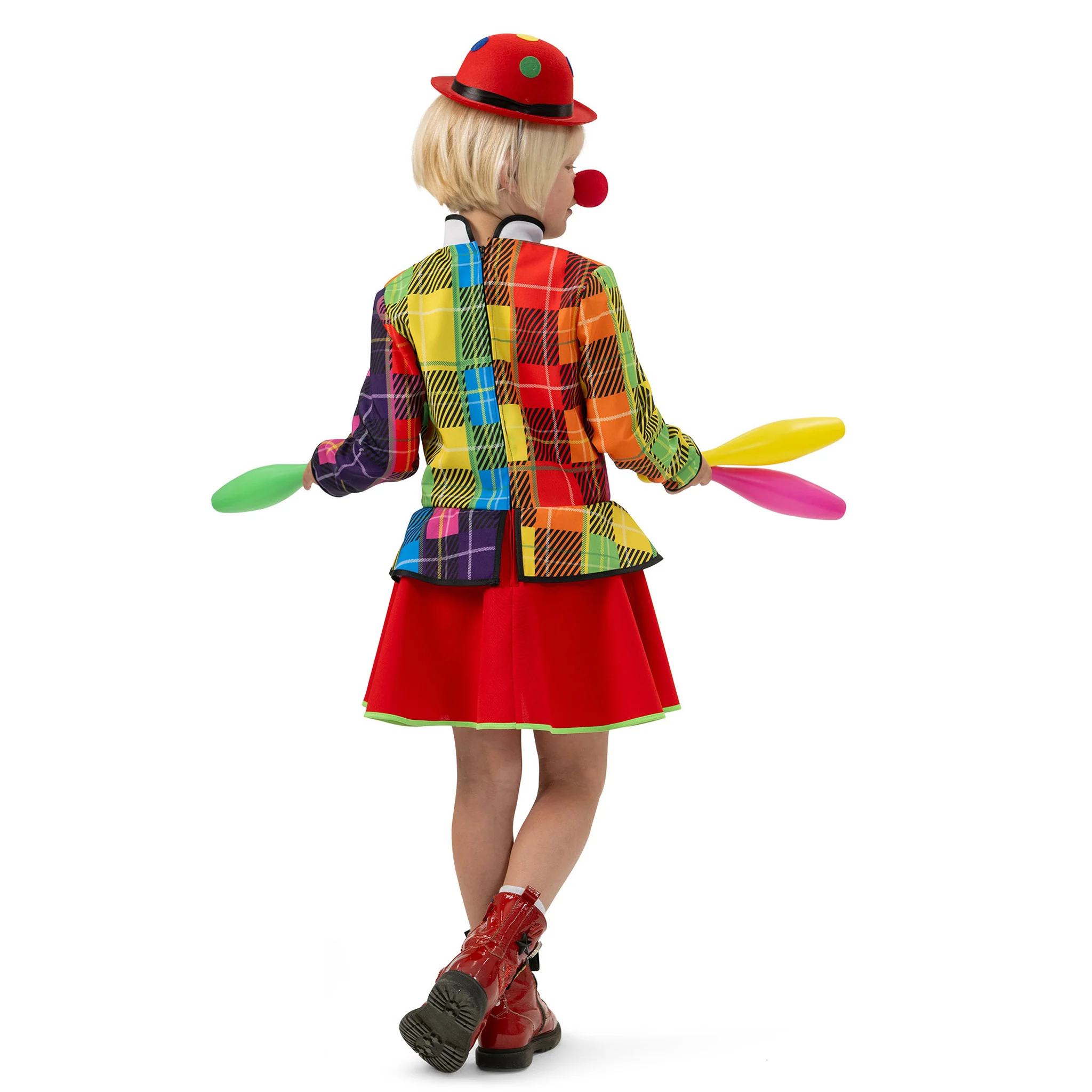 Regenboog jurk kind clown Rihanna - Image 4