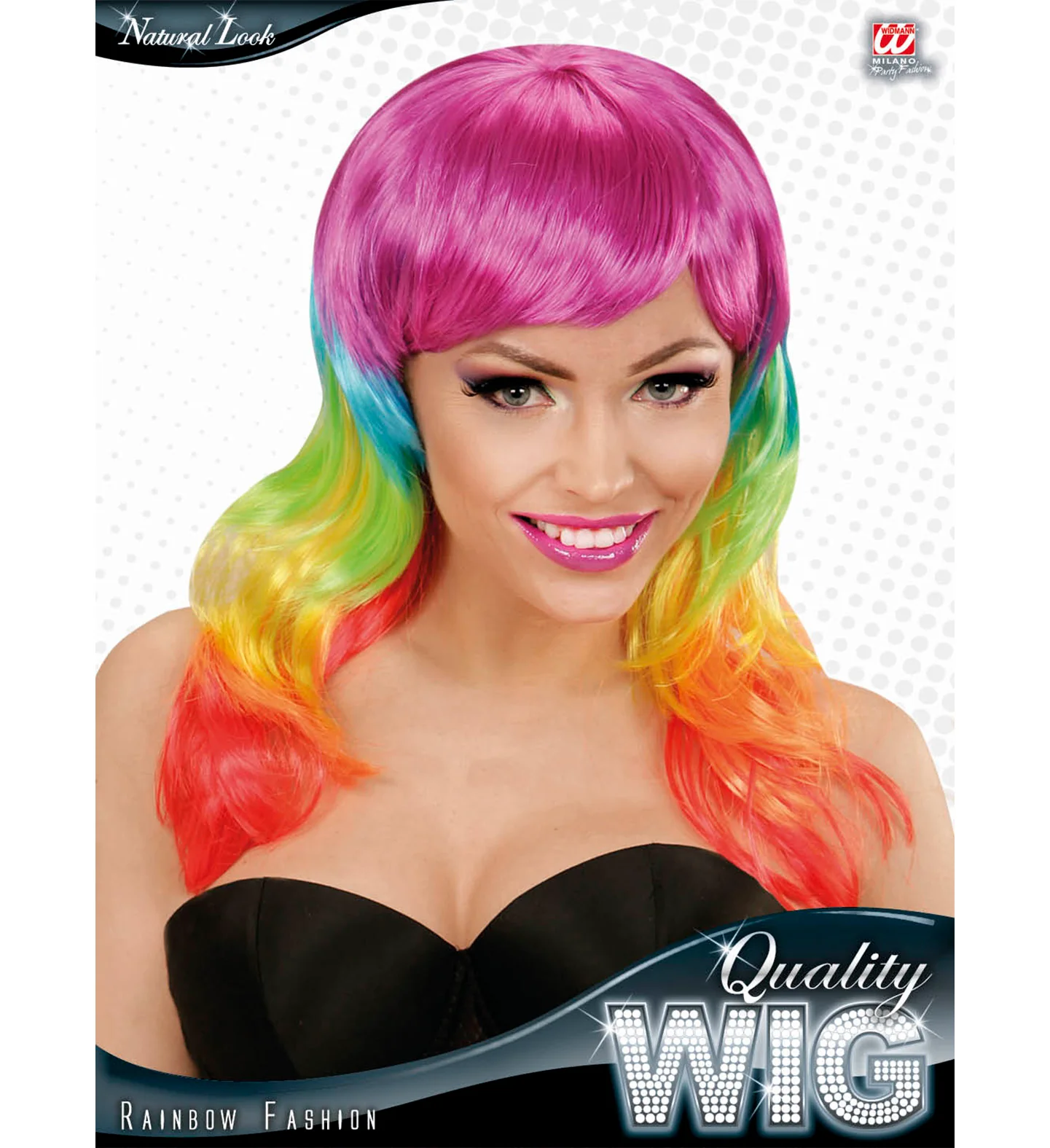 Regenboog kleuren pruiken - Image 5