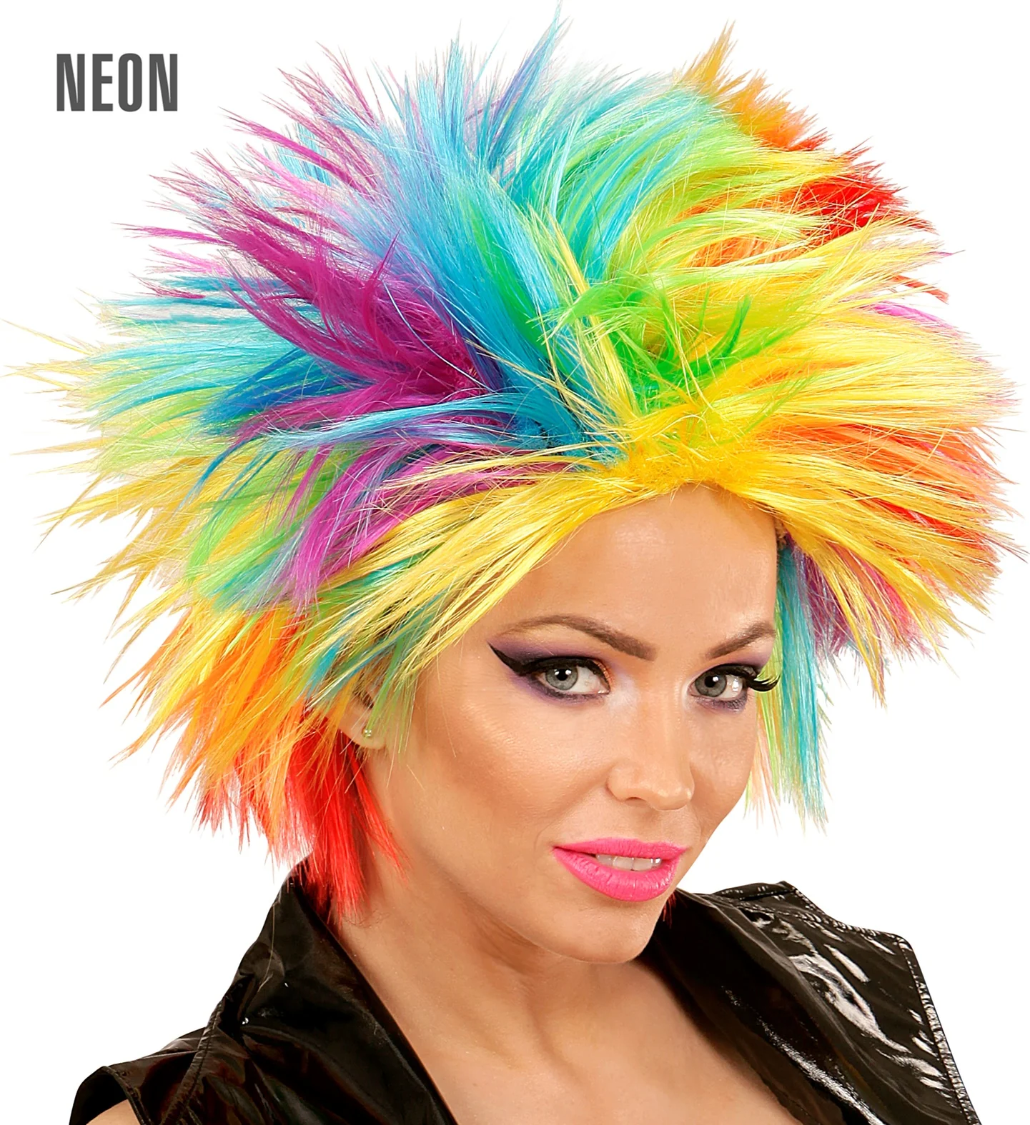 Regenboog spike pruikjes - Image 2