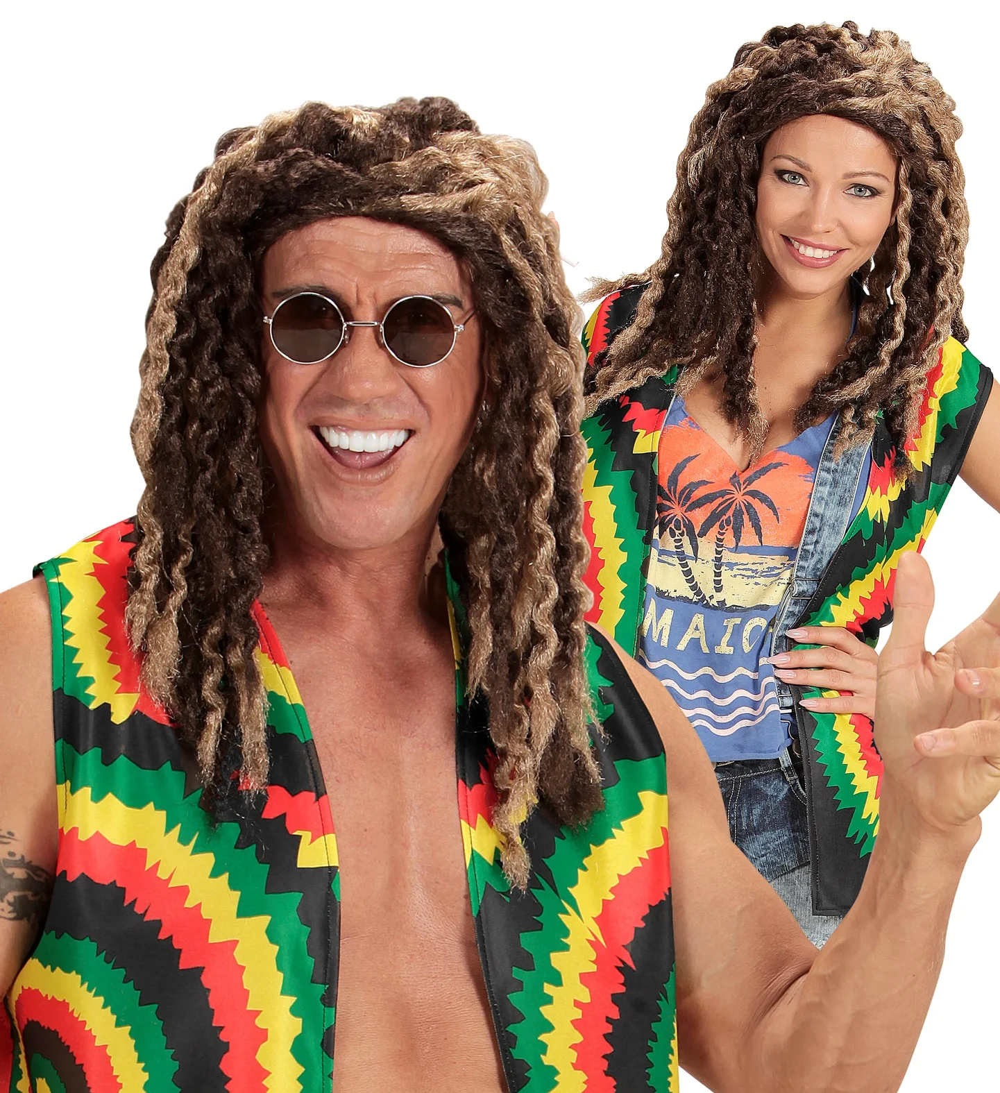 Rasta pruik dreadlocks Reggae - Image 5