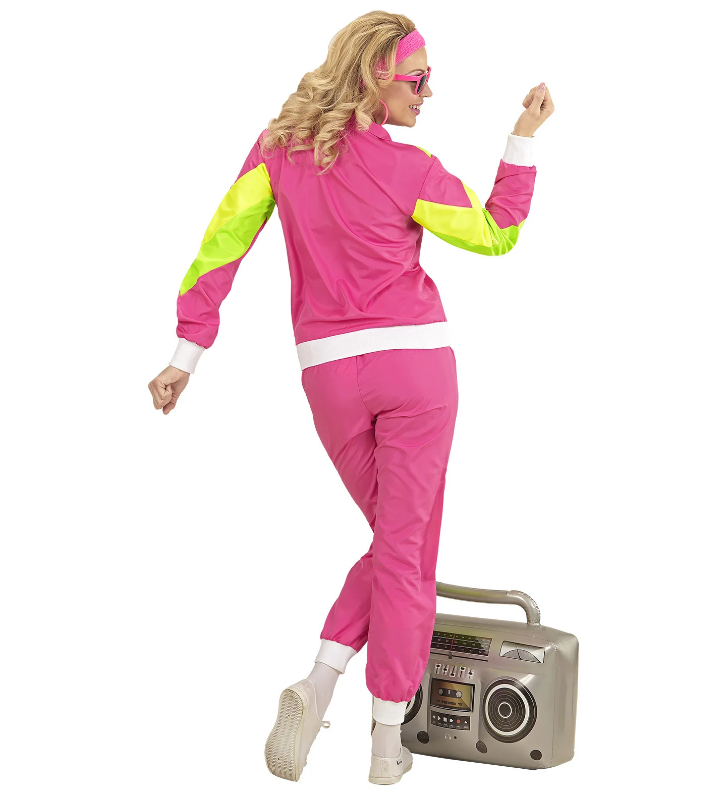 Retro trainingspak roze/geel - Image 4