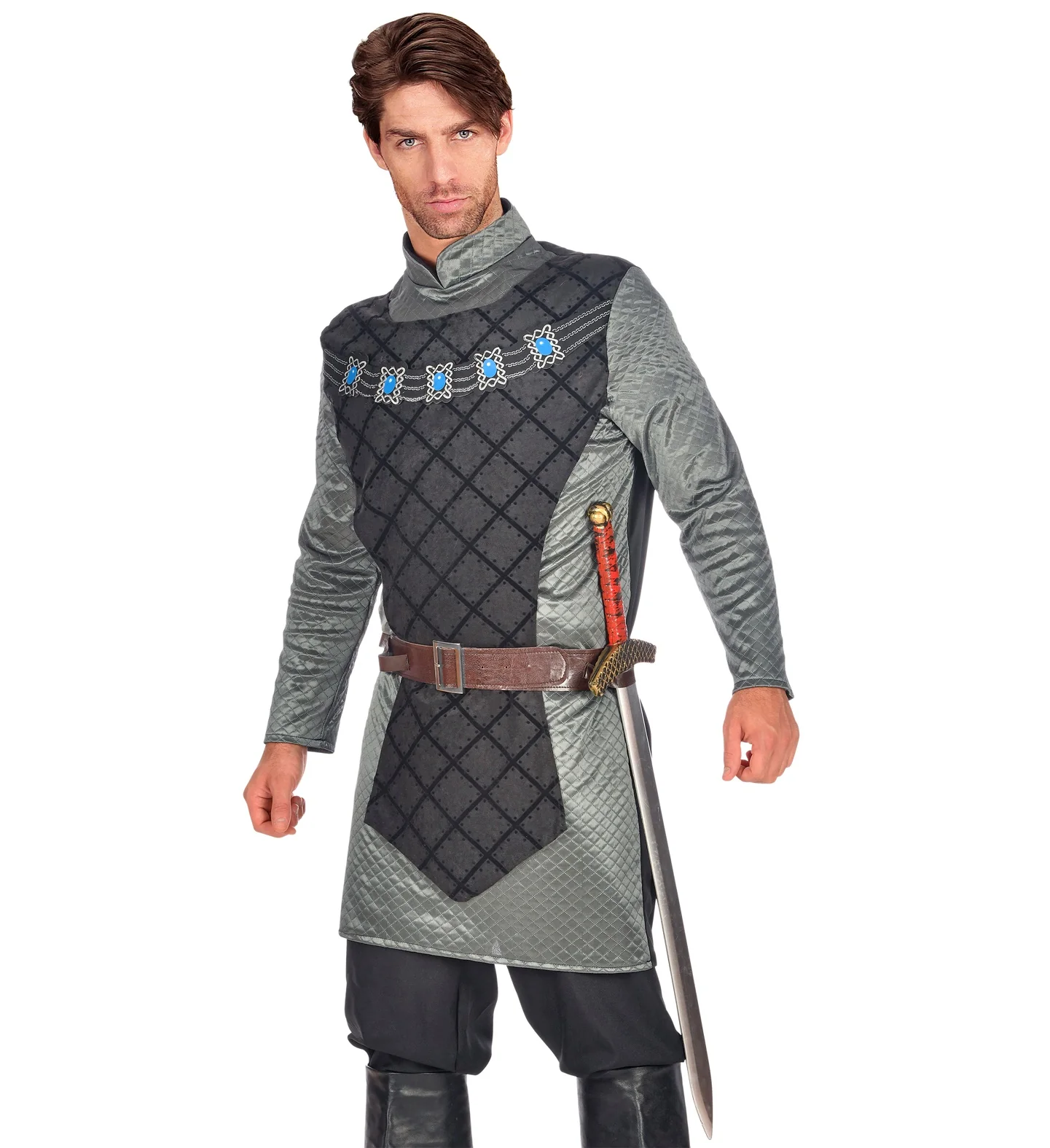 Bruine riem met 4 holsters voor wapens - Image 3
