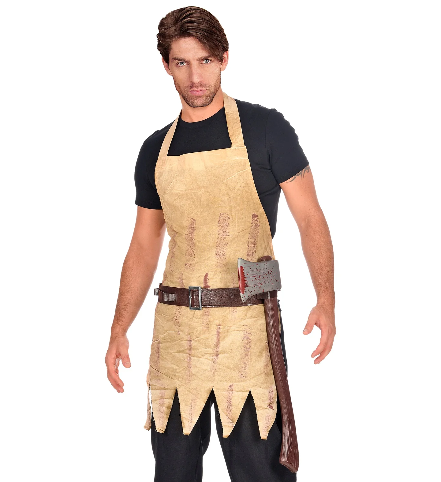 Bruine riem met 4 holsters voor wapens - Image 4