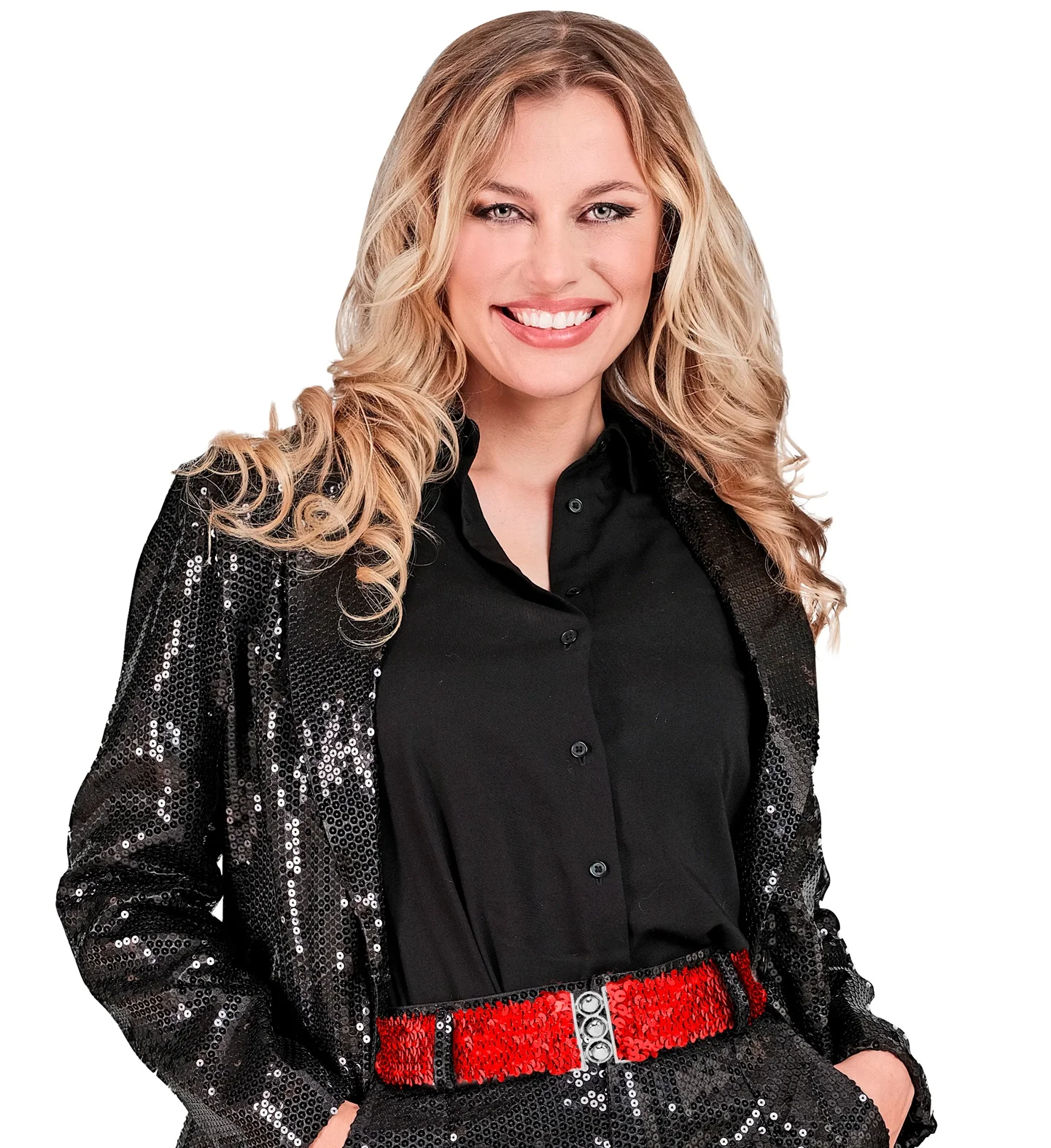 riem pailletten rood - Image 2