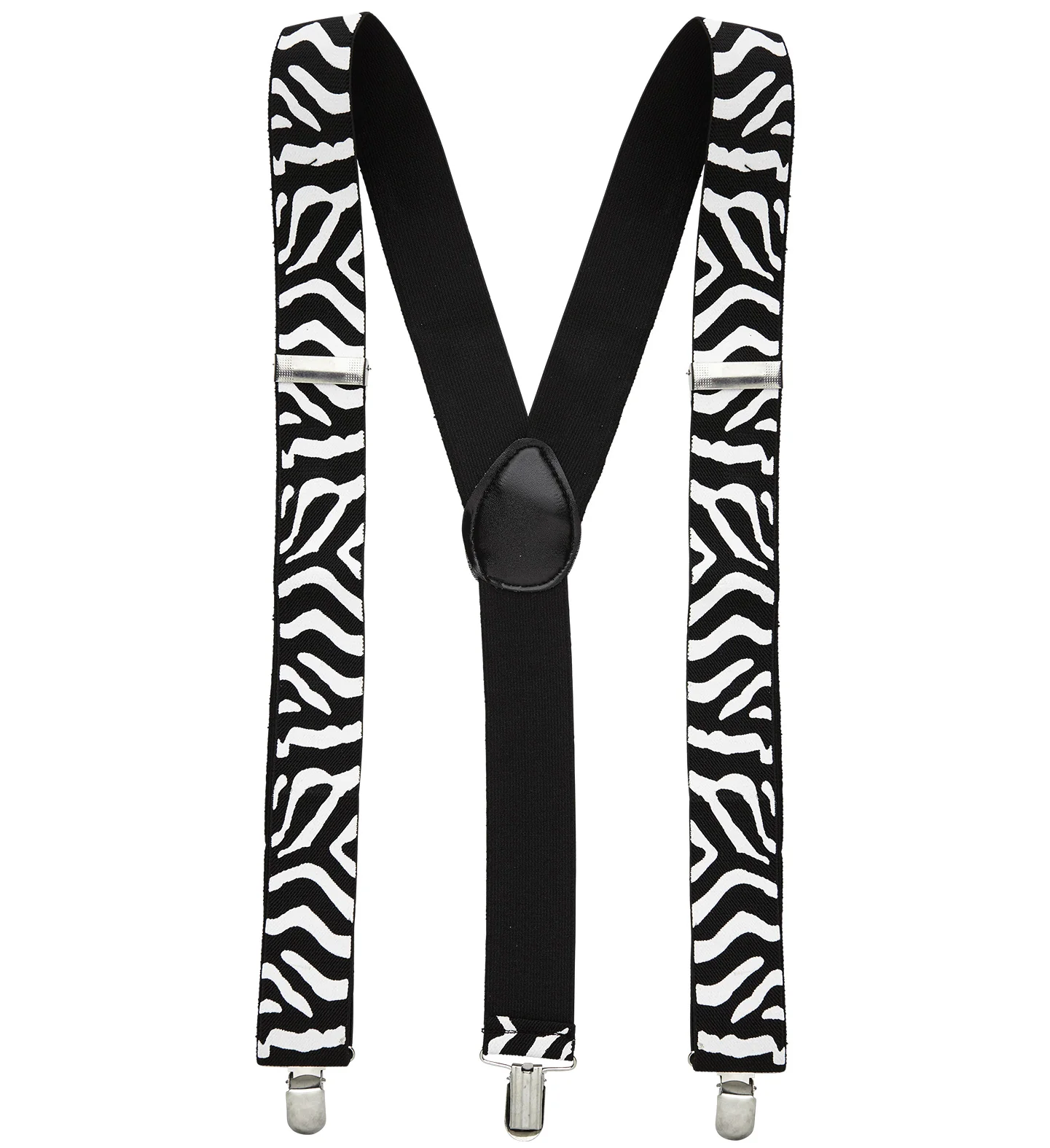 Bretels zebra zwart-wit
