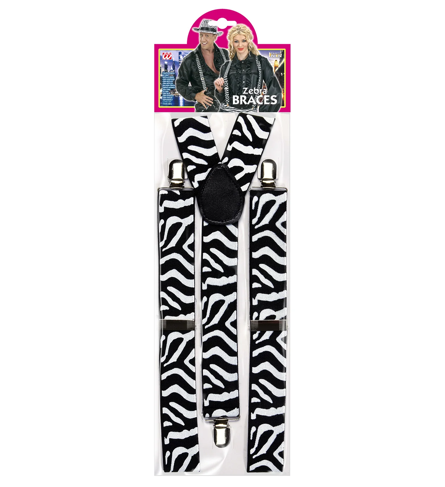 Bretels zebra zwart-wit - Image 5
