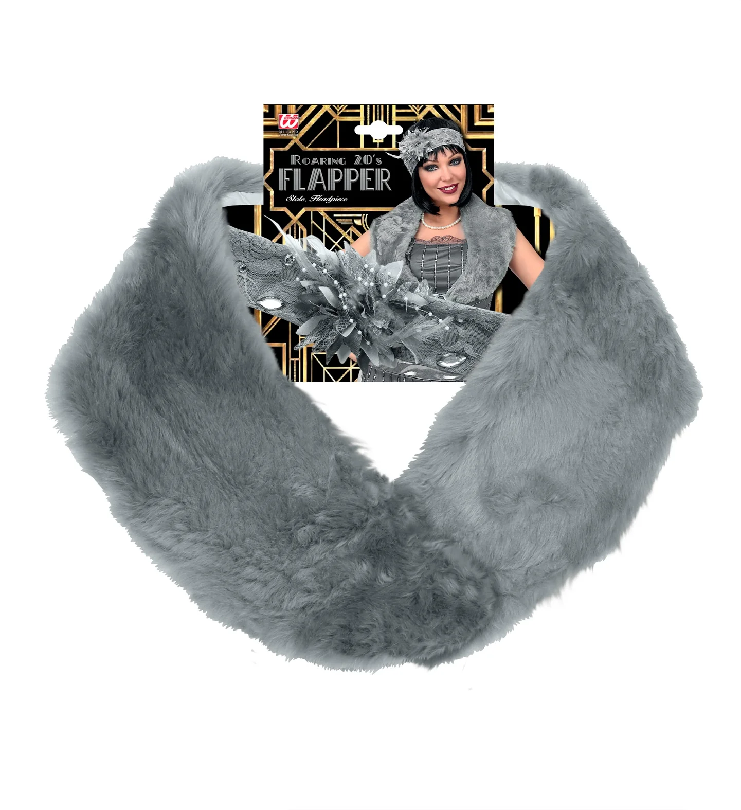 Verkleedset Roaring 20's grijs - Image 6