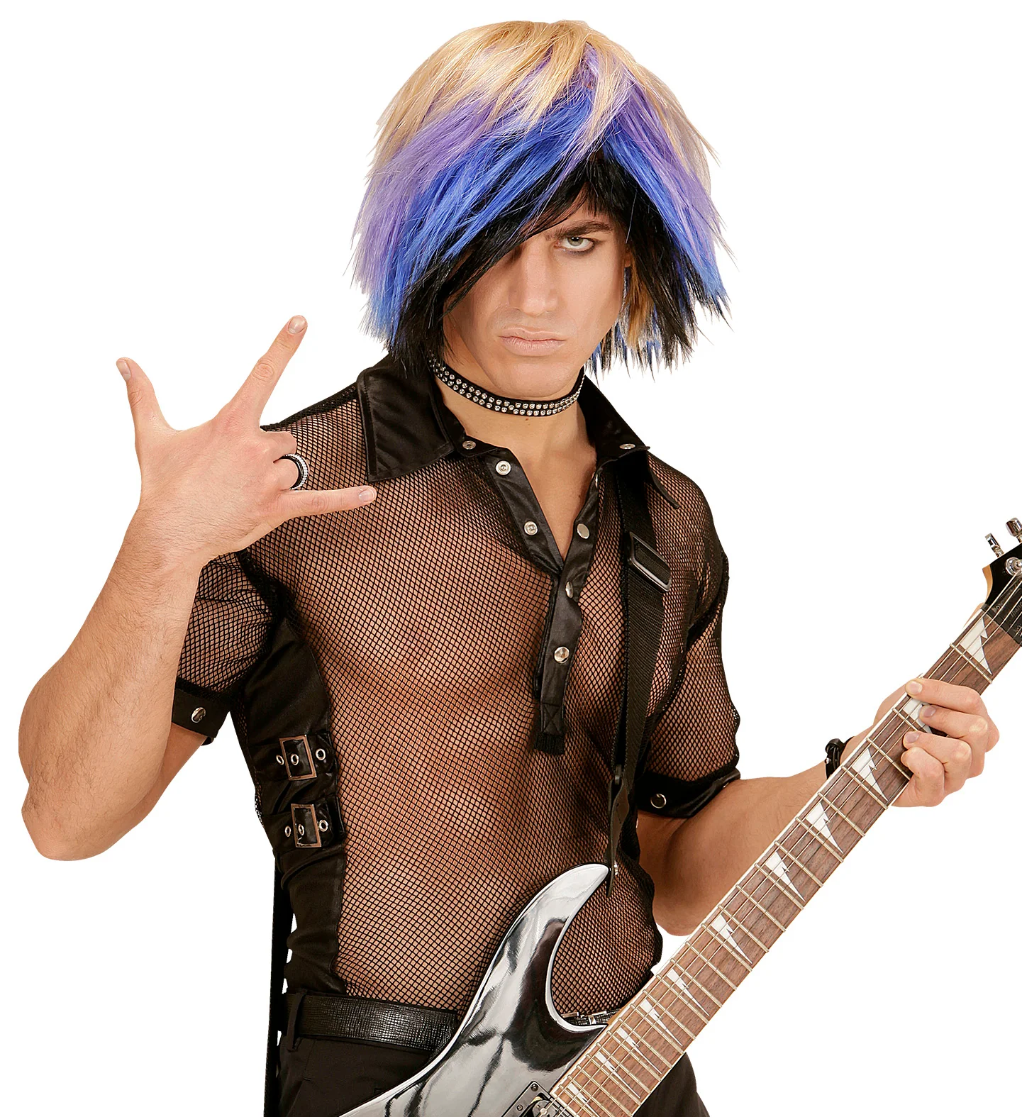 Rocker pruik Emo - Image 2
