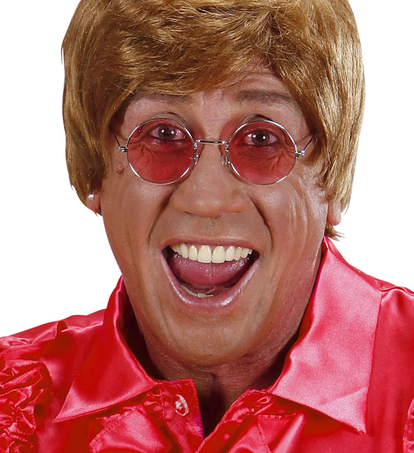 Roze bril 70-er jaren Flower Power - Image 2