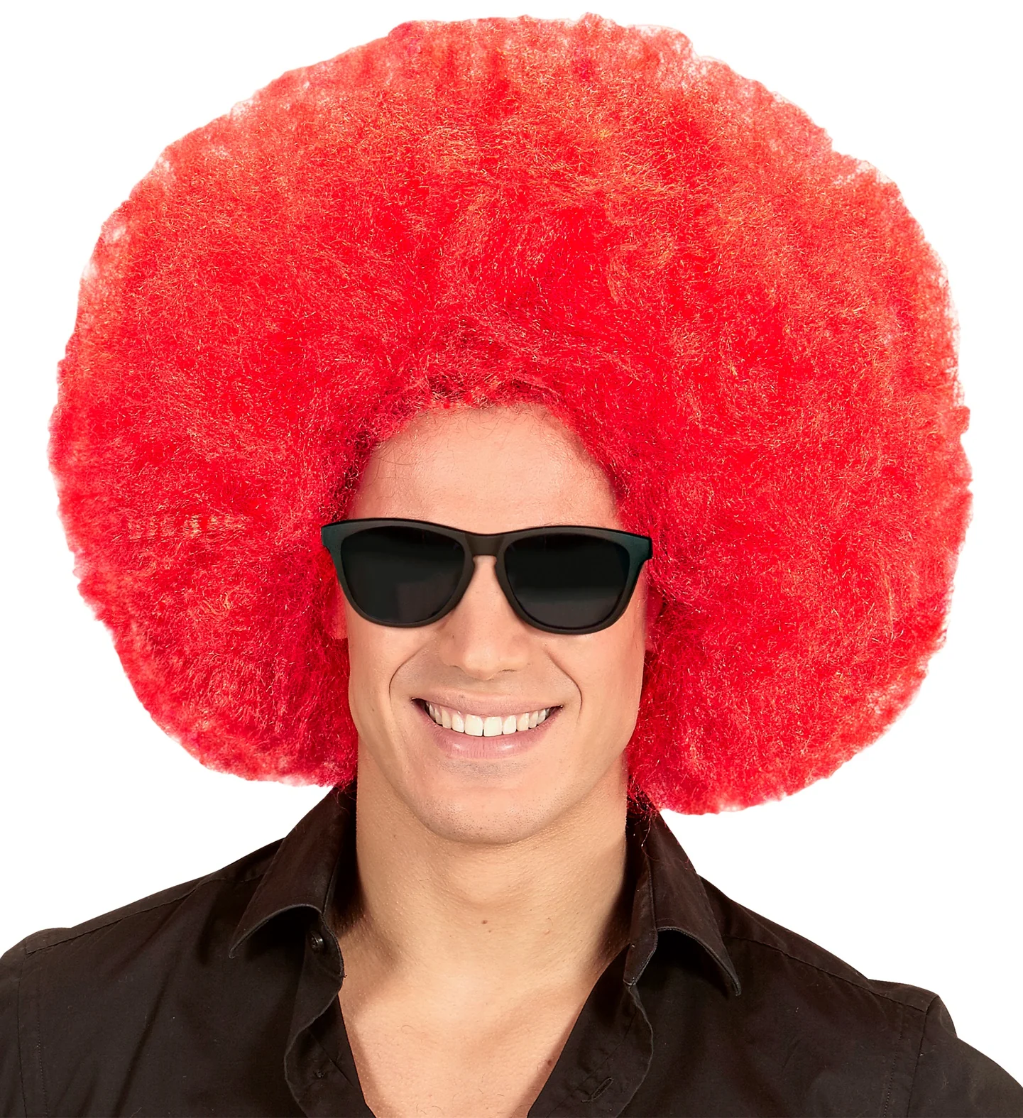 Rode oversized Afropruik - Image 2