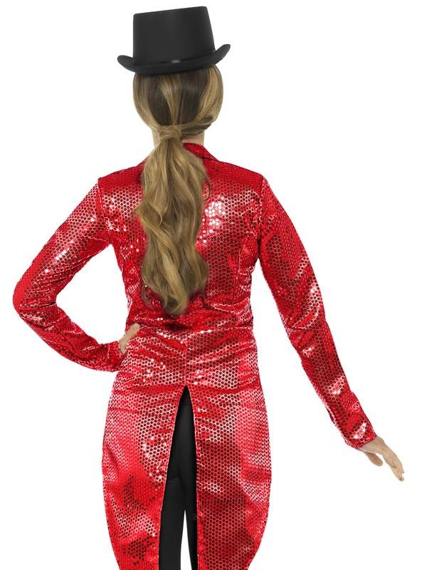 Rode slipjas met glitters - Image 3