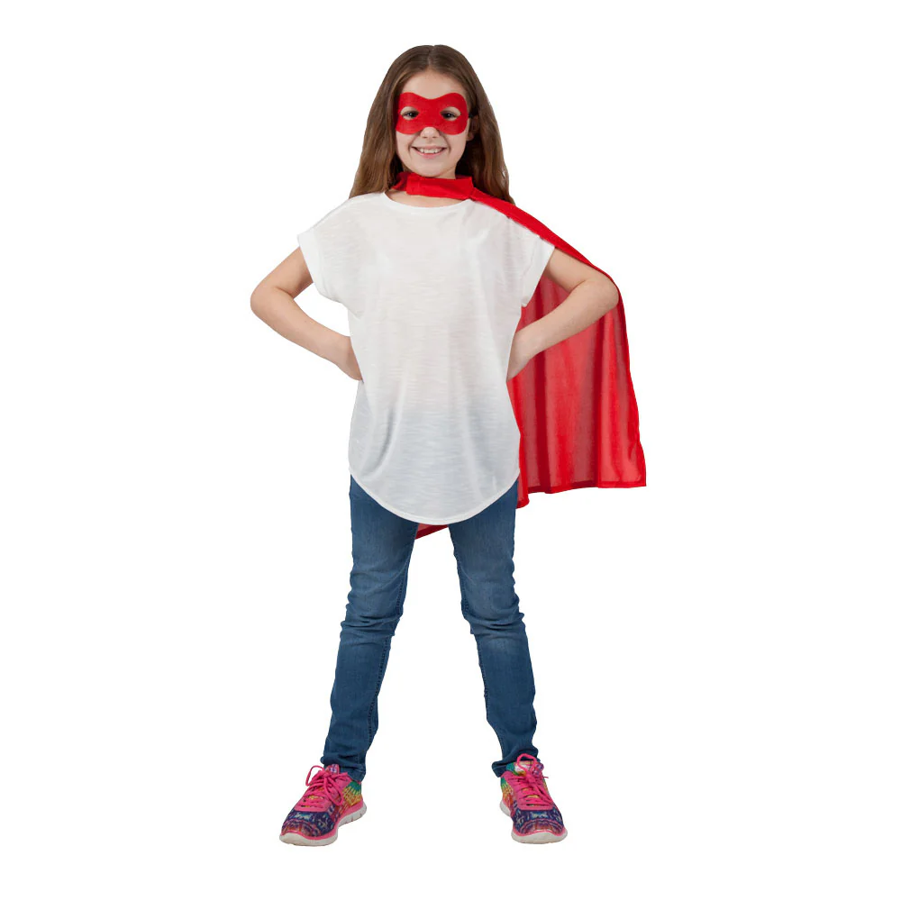 Rode Superhelden cape kind - Image 3