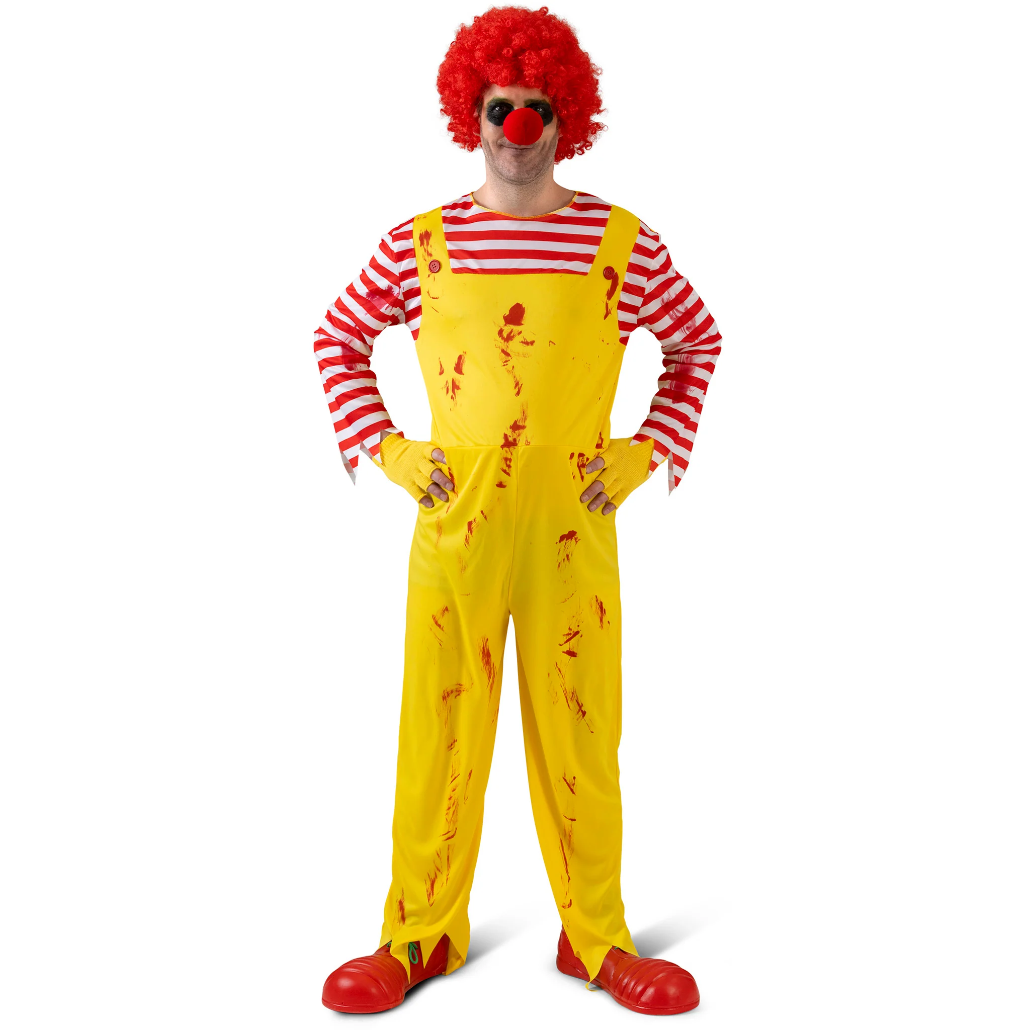 Ronald clown geel Donaldo heren