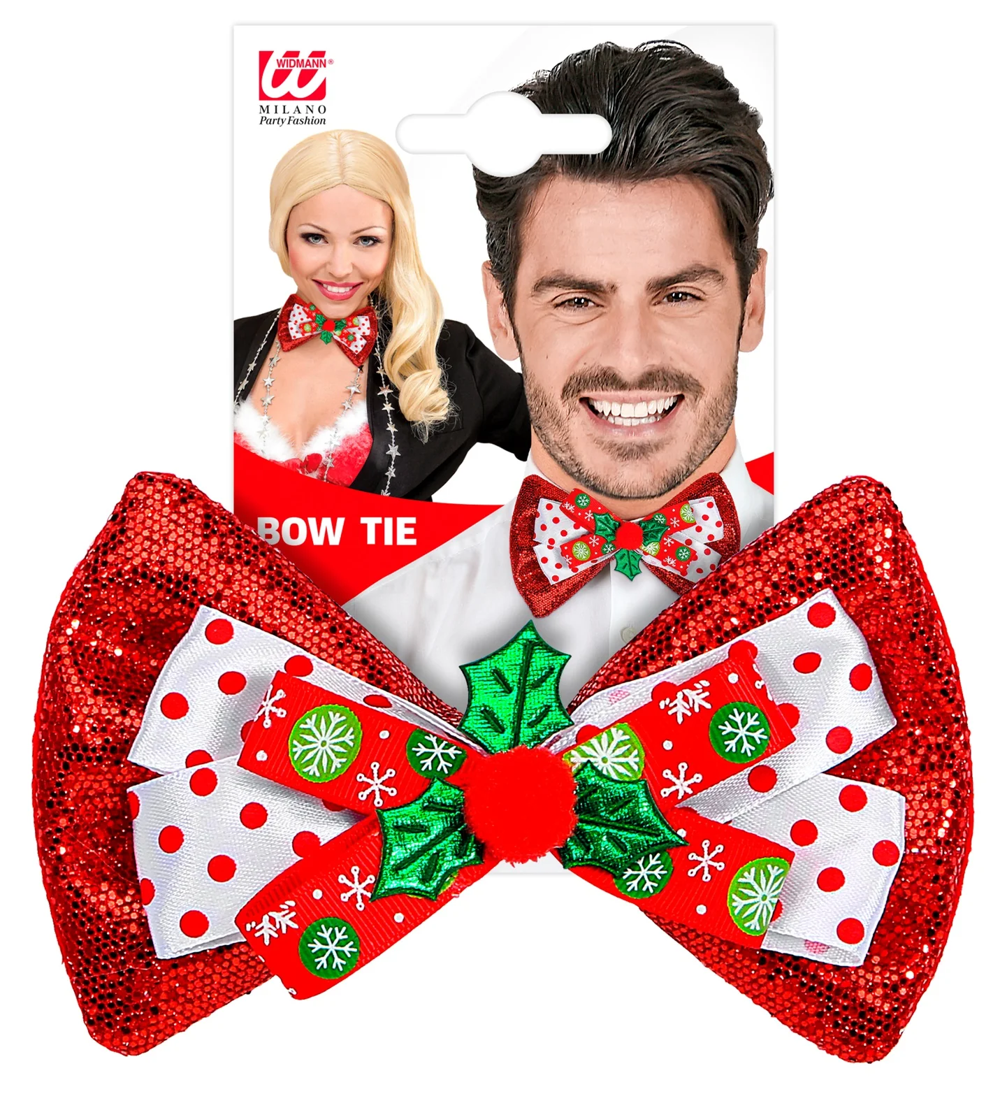 Rood glitterstrikje kerstmis - Image 5