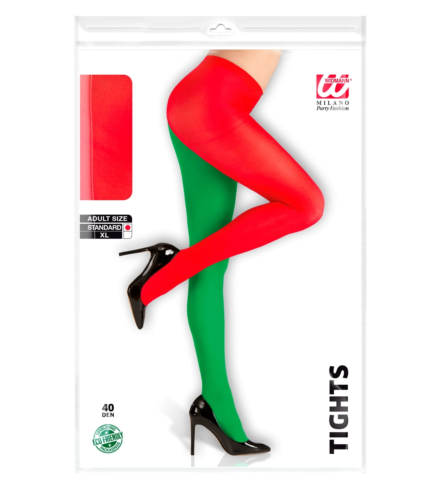 Rood groene panty kerstelf - Image 5
