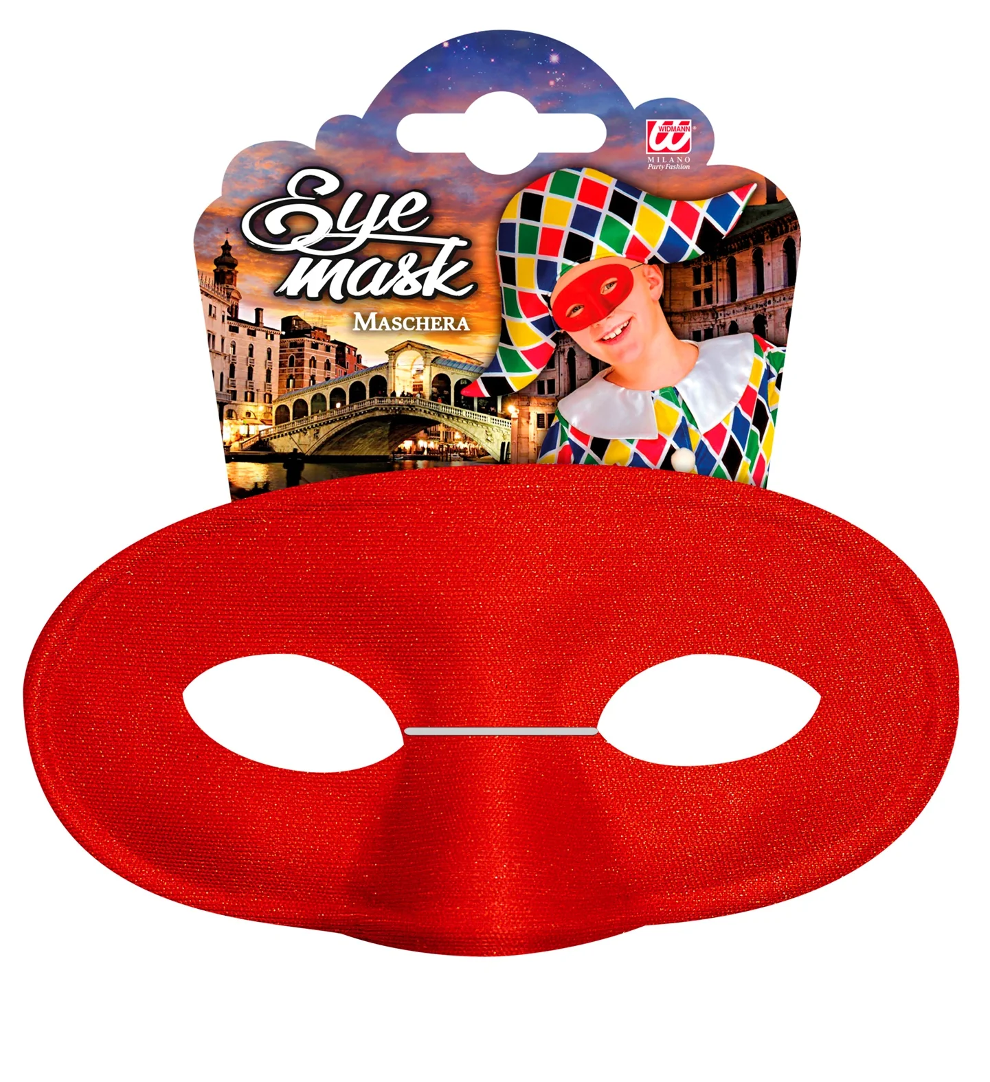 Oogmasker rood Domino - Image 4