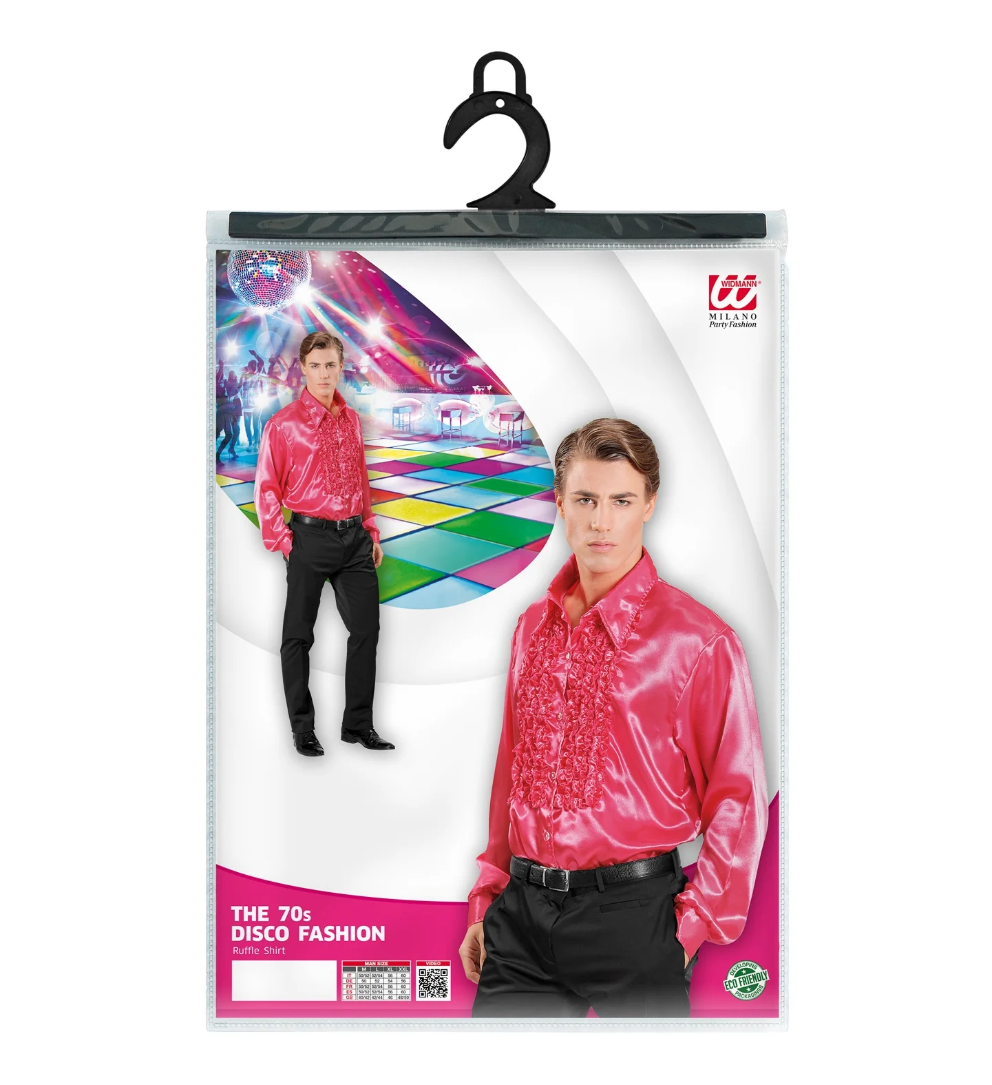 Ruche blouse satijn roze - Image 4