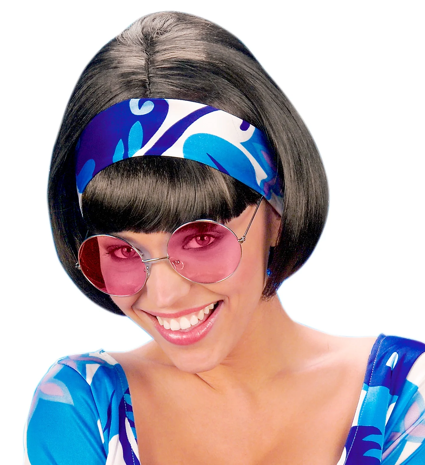 Roze bril 70-er jaren Flower Power - Image 3