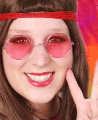 Roze hippie bril - Image 2